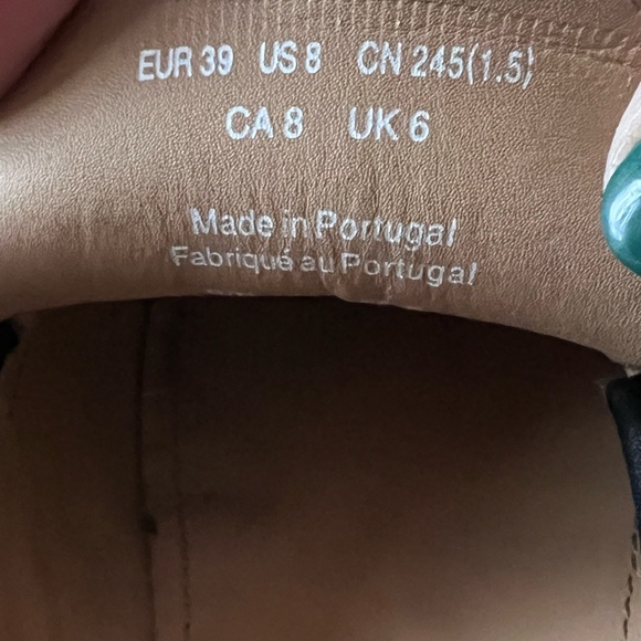 Anthropologie & Other Stories Chunky Platform Leather Loafer Black Size 8 - Picture 4 of 5